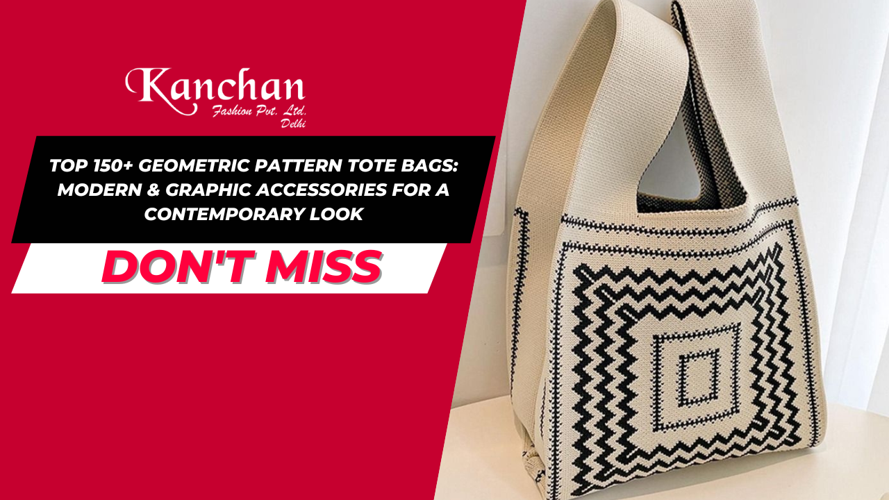 Top 150+ Geometric Pattern Tote Bags: Modern & Graphic Accessories for a Contemporary Look